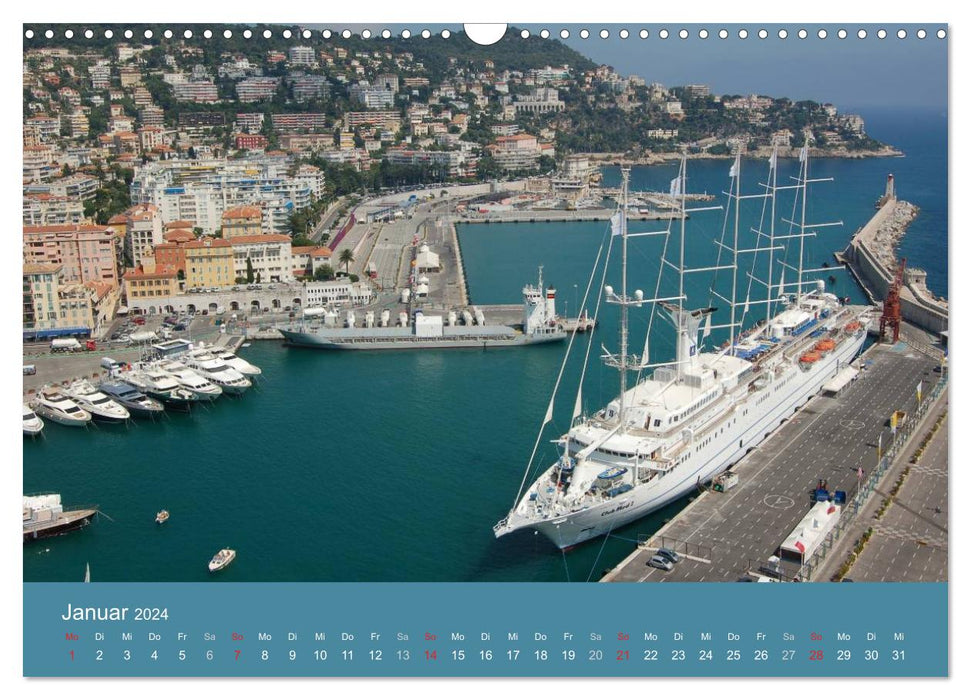 Wasser unter dem Kiel - Schiffe und Boote weltweit (CALVENDO Wandkalender 2024)