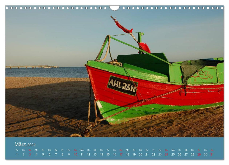 Water under the keel - ships and boats worldwide (CALVENDO wall calendar 2024) 