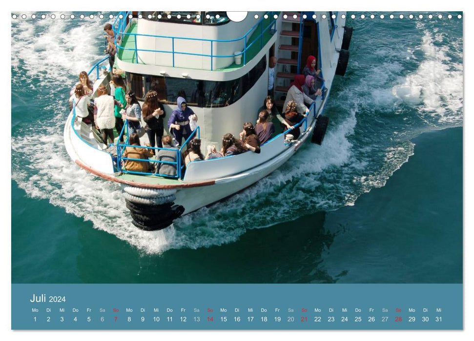 Water under the keel - ships and boats worldwide (CALVENDO wall calendar 2024) 