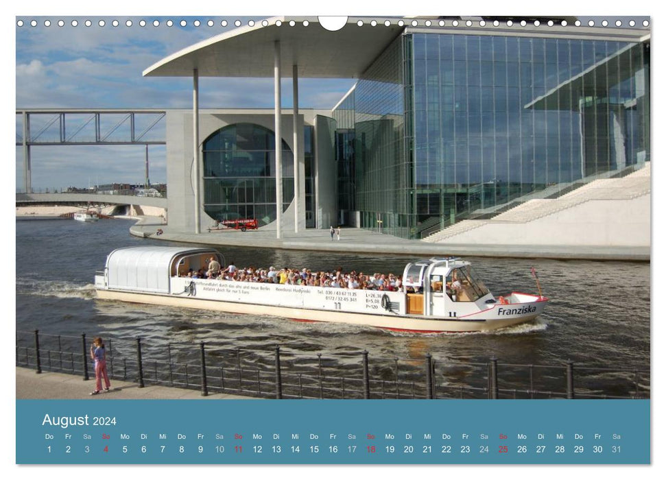 Wasser unter dem Kiel - Schiffe und Boote weltweit (CALVENDO Wandkalender 2024)