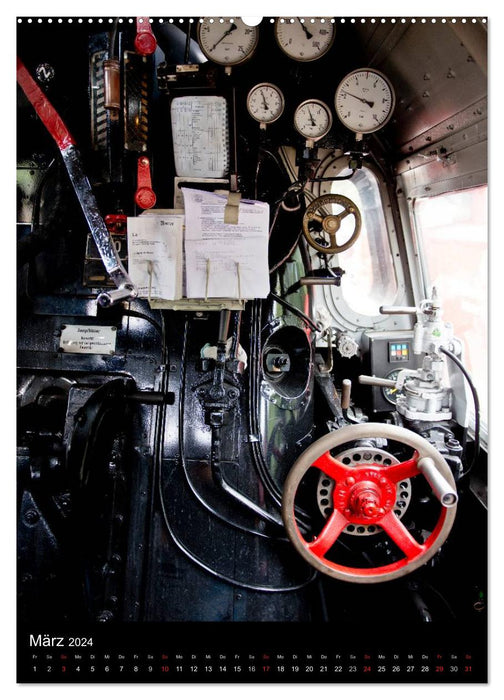 Steam locomotive 01 150 / CH version (CALVENDO Premium wall calendar 2024) 