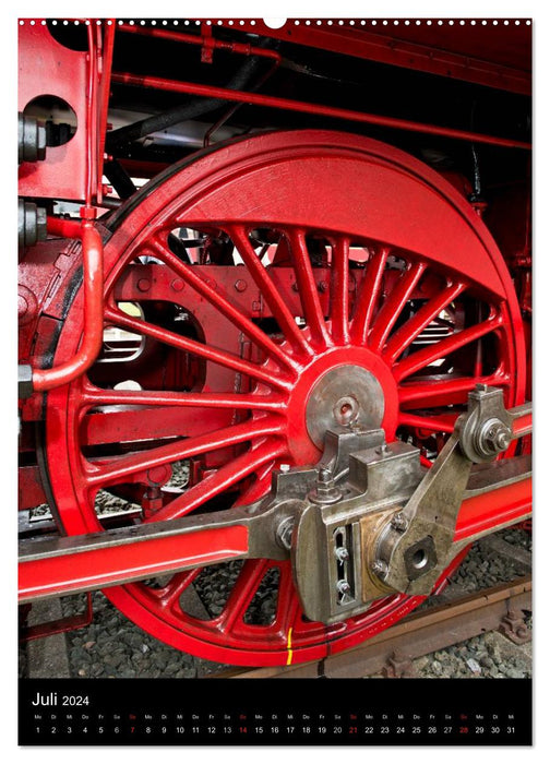 Steam locomotive 01 150 / CH version (CALVENDO Premium wall calendar 2024) 