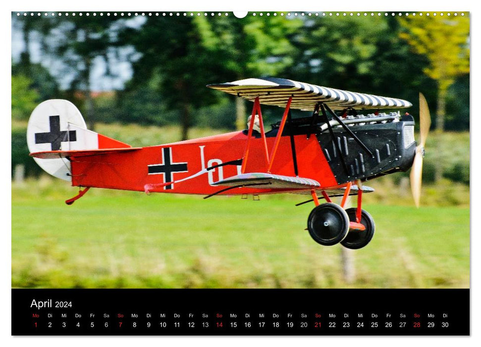 Model aircraft / CH version (CALVENDO Premium wall calendar 2024) 