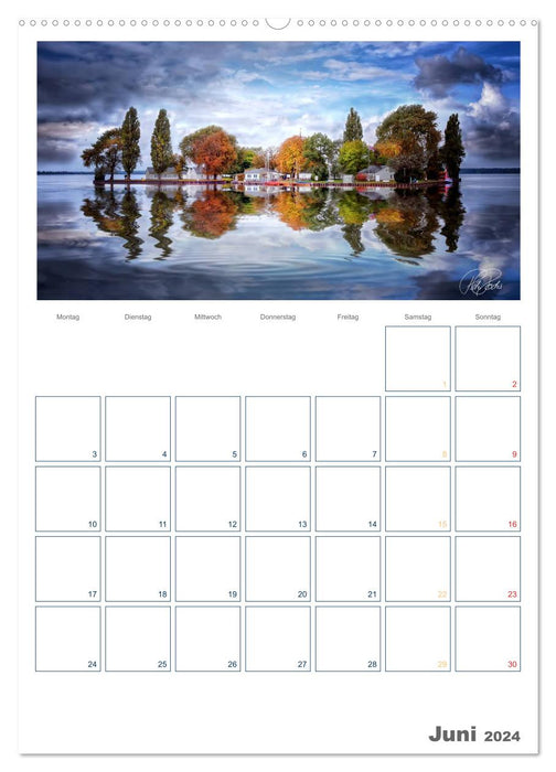 Am Steinhuder Meer / Planer (CALVENDO Premium Wandkalender 2024)