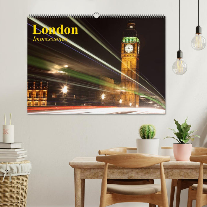 Londres • Impressions (Calendrier mural CALVENDO 2024) 