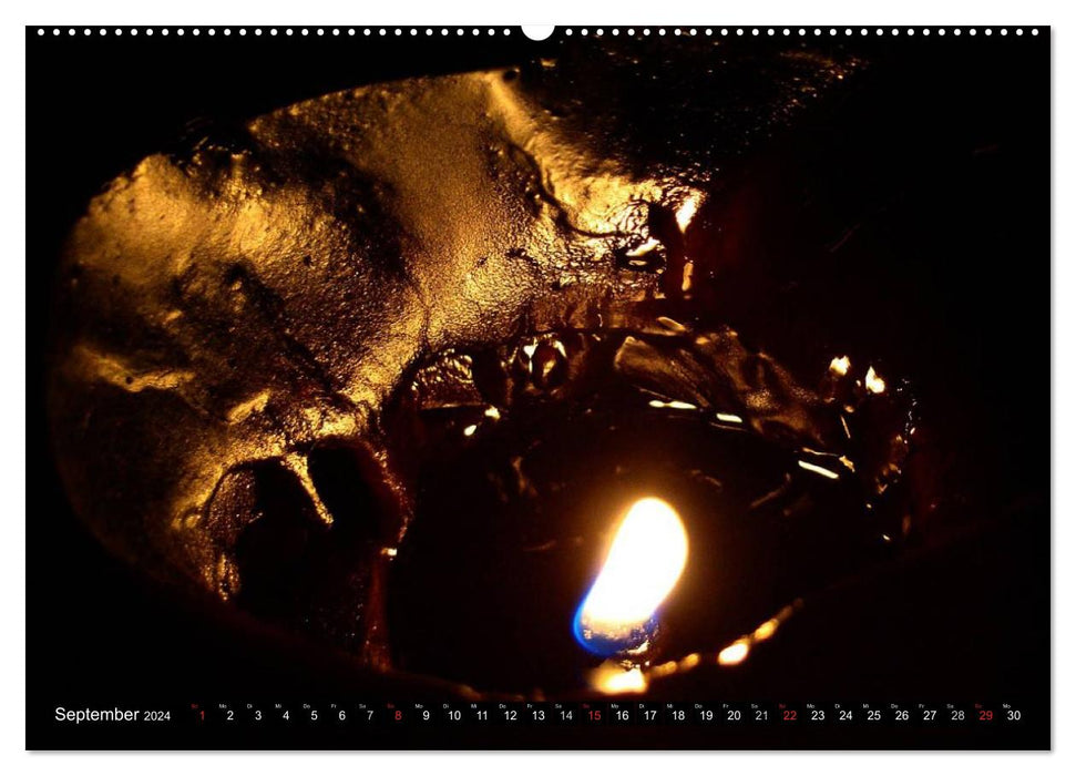 Fire • Warmth, Light &amp; Danger (CALVENDO Wall Calendar 2024) 