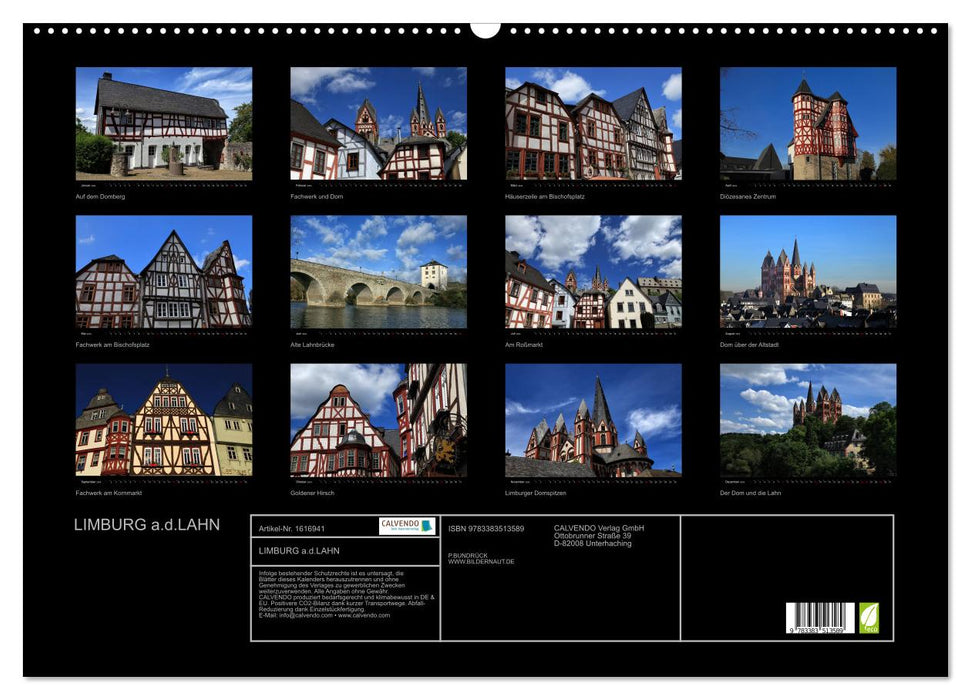 LIMBURG ad LAHN (CALVENDO wall calendar 2024) 