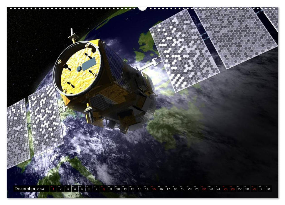 Missions in space (CALVENDO wall calendar 2024) 