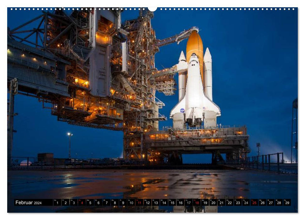 Missions in space (CALVENDO wall calendar 2024) 