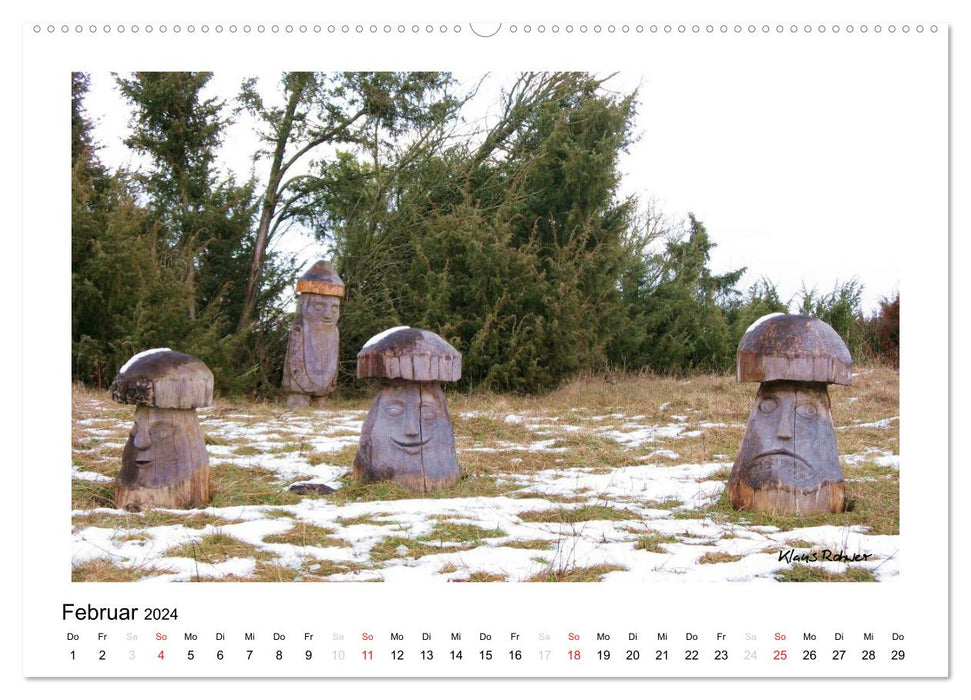 Wood - so diverse (CALVENDO wall calendar 2024) 