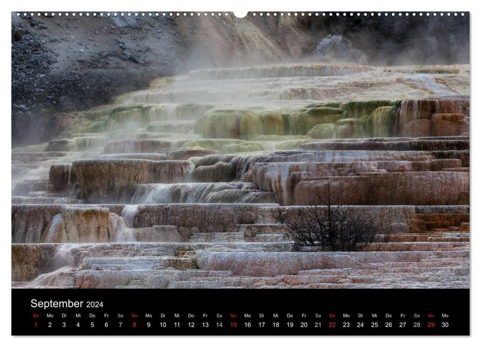 Wyoming &amp; South Dakota (CALVENDO wall calendar 2024) 