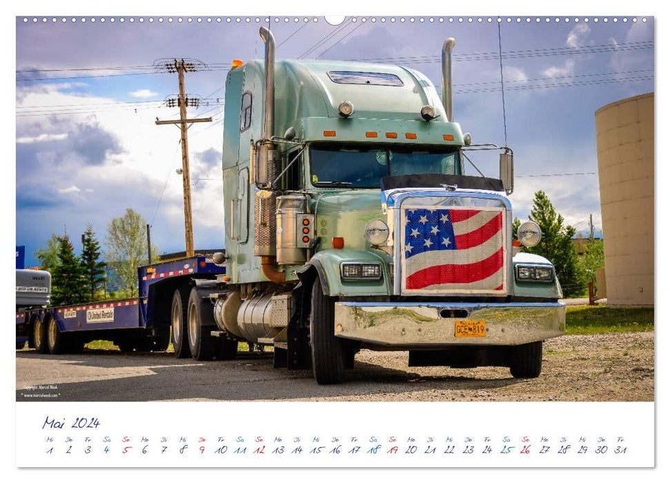 US Cars & Trucks in Alaska / CH-Version (CALVENDO Premium Wandkalender 2024)