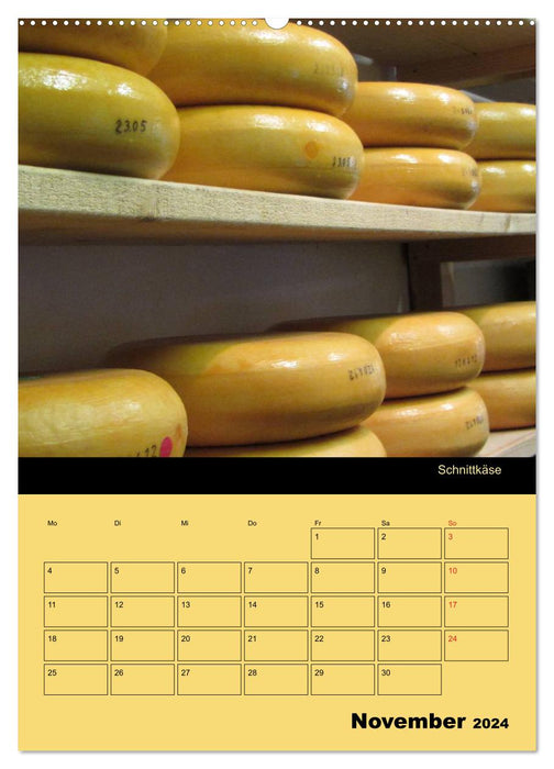 All Cheese / Planner (CALVENDO Premium Wall Calendar 2024) 