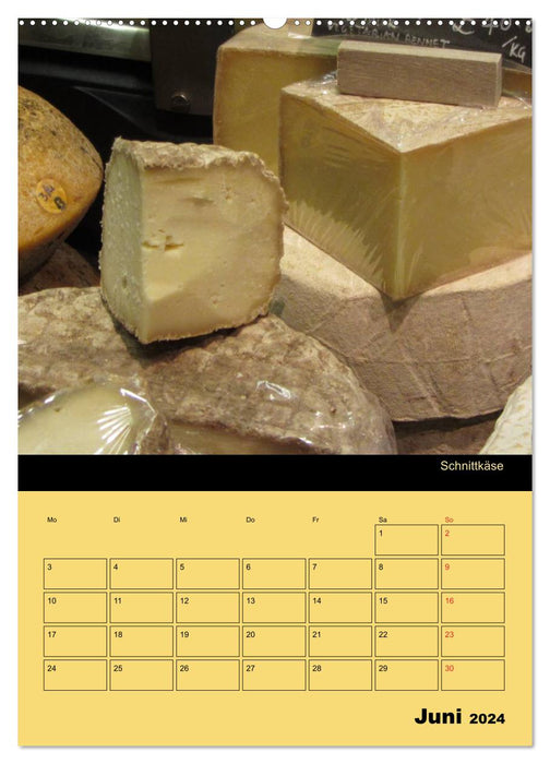 All Cheese / Planner (CALVENDO Premium Wall Calendar 2024) 