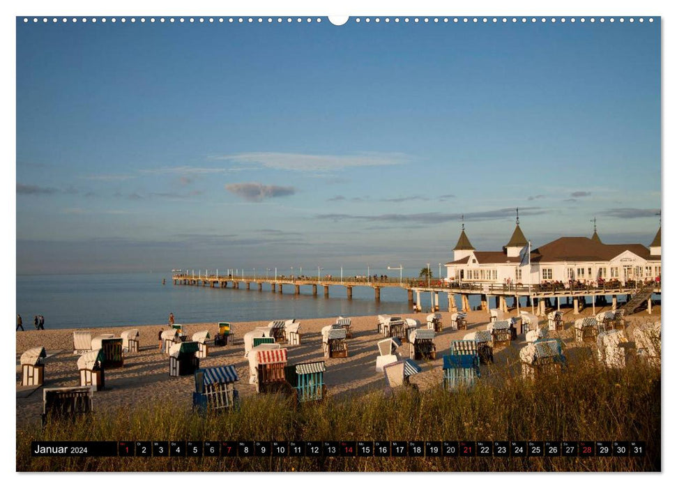 an der Ostsee (CALVENDO Premium Wandkalender 2024)