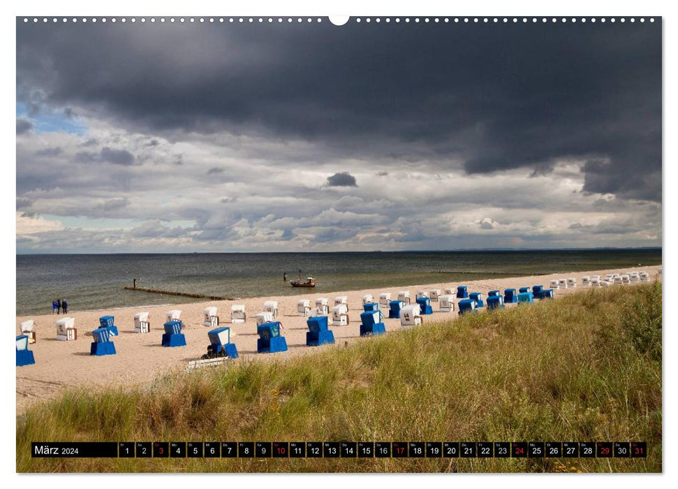 an der Ostsee (CALVENDO Premium Wandkalender 2024)