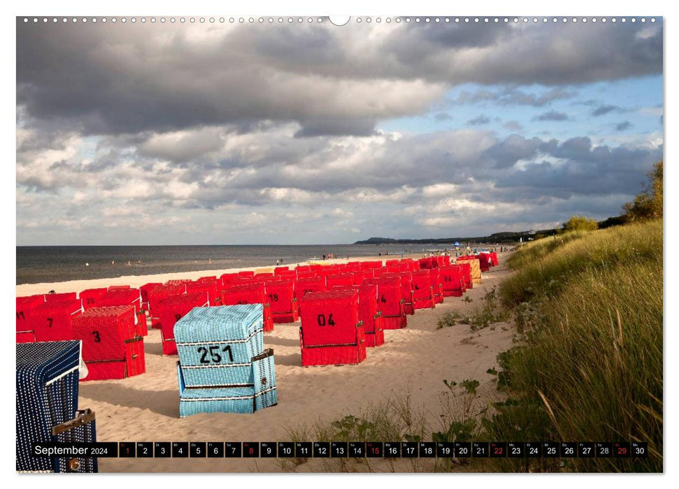 sur la mer Baltique (Calvendo Premium Wall Calendar 2024) 