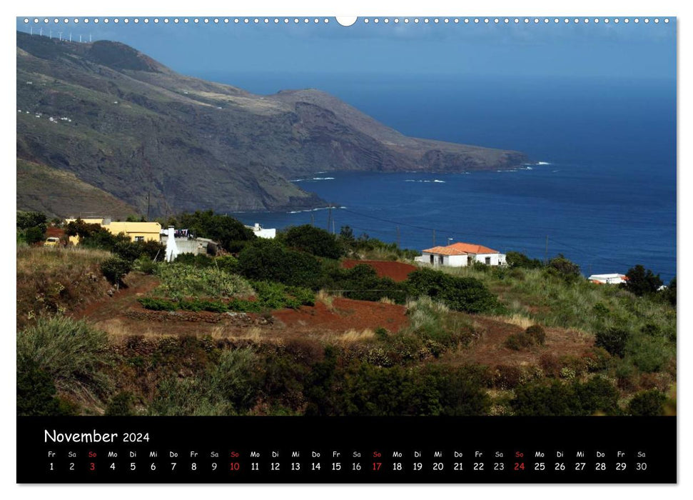 La Palma, Isla bonita (Calvendo Premium Calendrier mural 2024) 