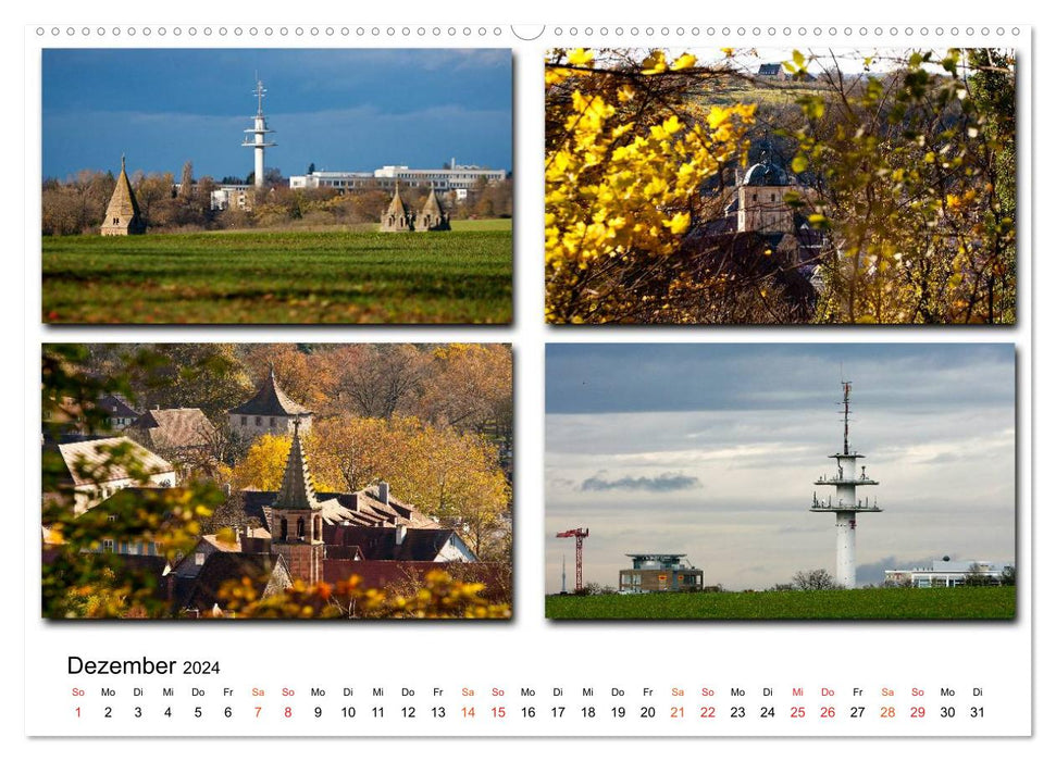 From a distance: Schwäbisch Hall 2024 (CALVENDO wall calendar 2024) 