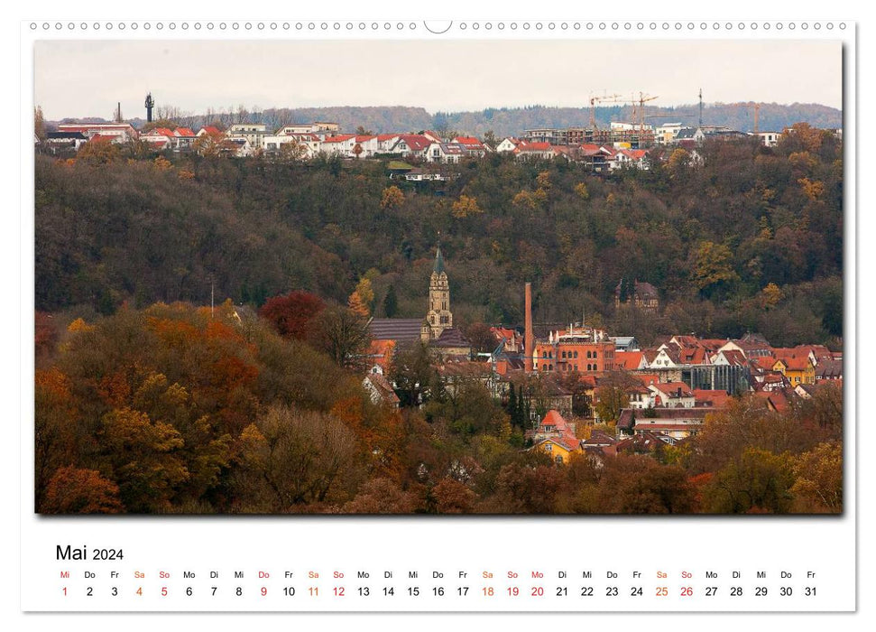 From a distance: Schwäbisch Hall 2024 (CALVENDO wall calendar 2024) 