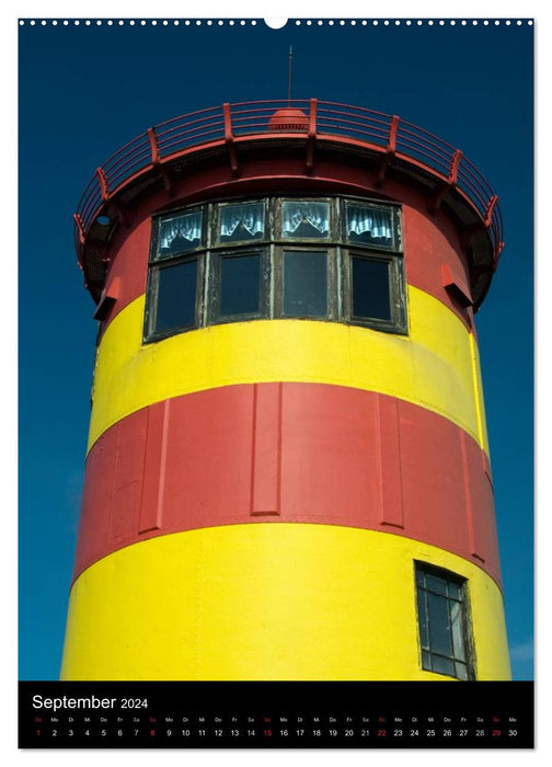 Lighthouses in Europe (CALVENDO Premium Wall Calendar 2024) 