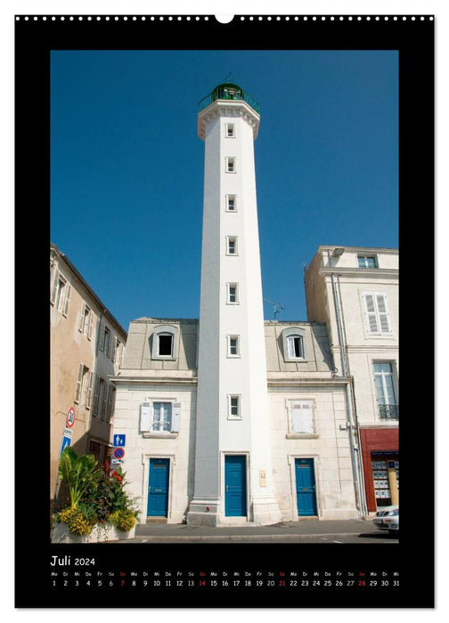 Leuchttürme Frankreich (CALVENDO Premium Wandkalender 2024)