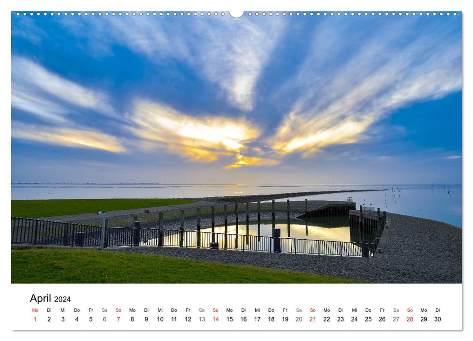 Dithmarschen - The District (CALVENDO Premium Wall Calendar 2024) 