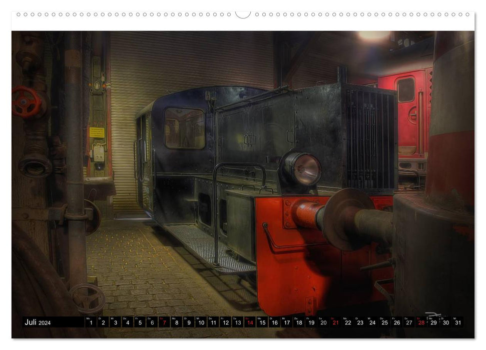 Engine shed treasures (CALVENDO wall calendar 2024) 