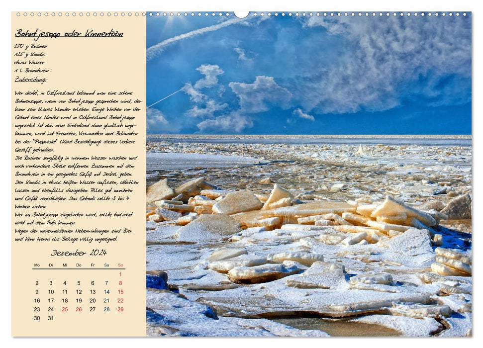 East Frisia - appetite for more (CALVENDO wall calendar 2024) 