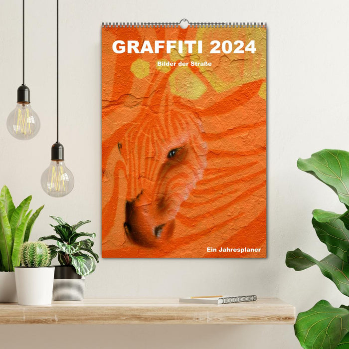 GRAFFITI 2024 / Planificateur (Calendrier mural CALVENDO 2024) 
