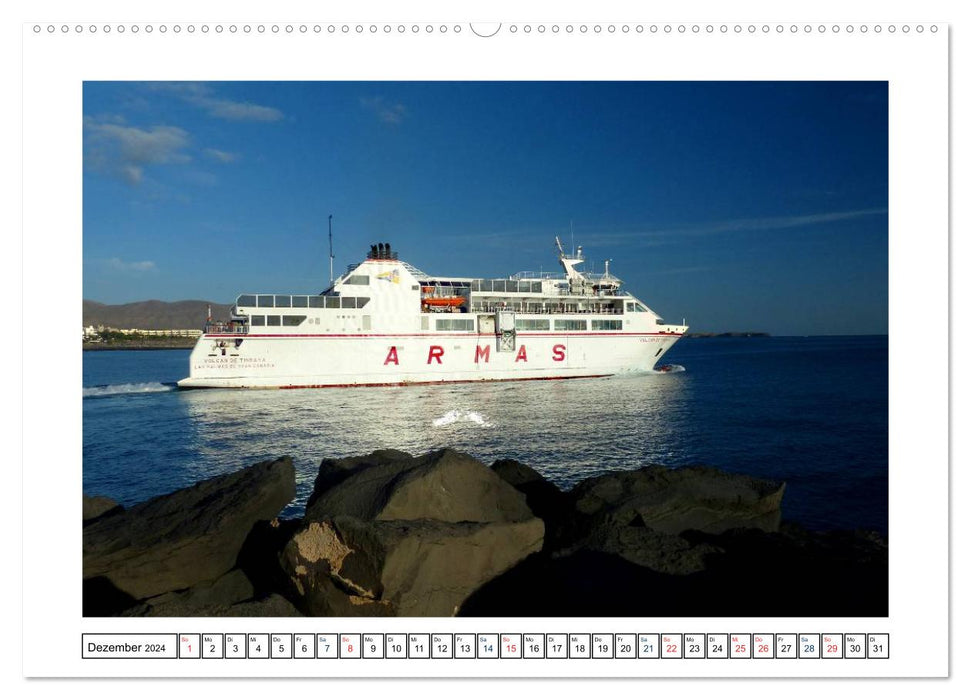 Lanzarote - Playa Blanca (CALVENDO wall calendar 2024) 