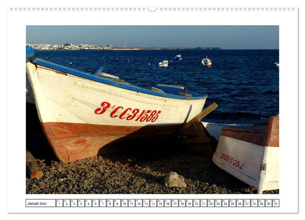 Lanzarote - Playa Blanca (CALVENDO Wandkalender 2024)