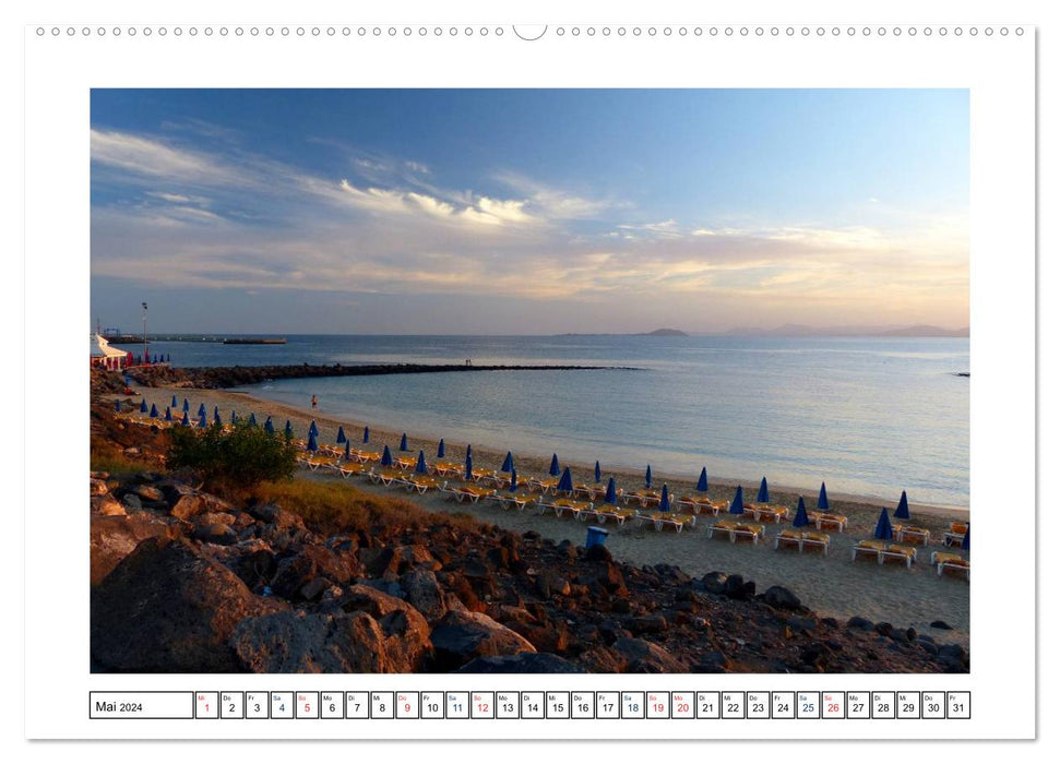 Lanzarote - Playa Blanca (CALVENDO wall calendar 2024) 