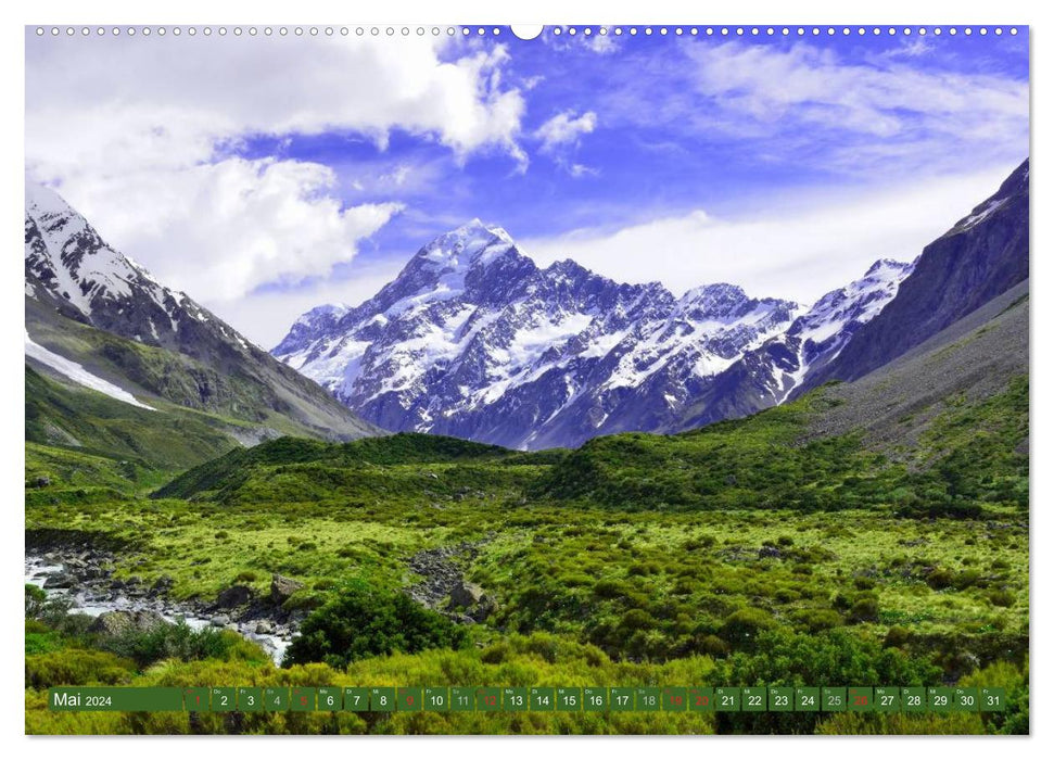 Neuseeland • Impressionen (CALVENDO Premium Wandkalender 2024)