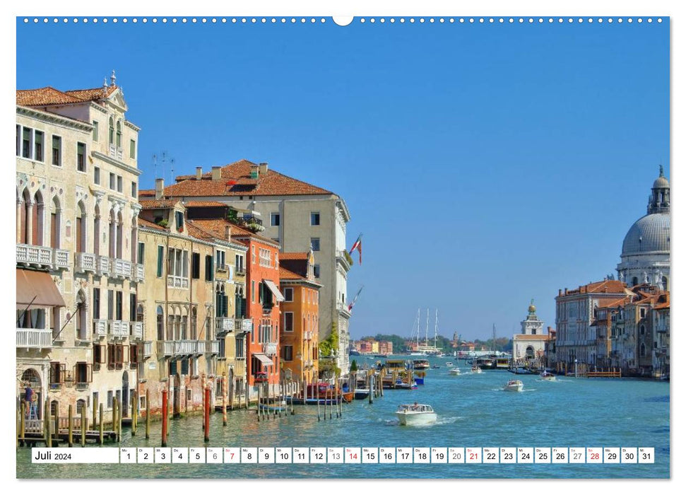 Venedig - Die traumhaft schöne Lagunenstadt (CALVENDO Wandkalender 2024)