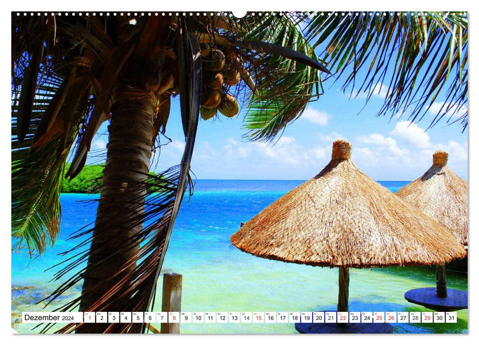 Dream vacation by the sea. Sun, sand and water (CALVENDO Premium Wall Calendar 2024) 