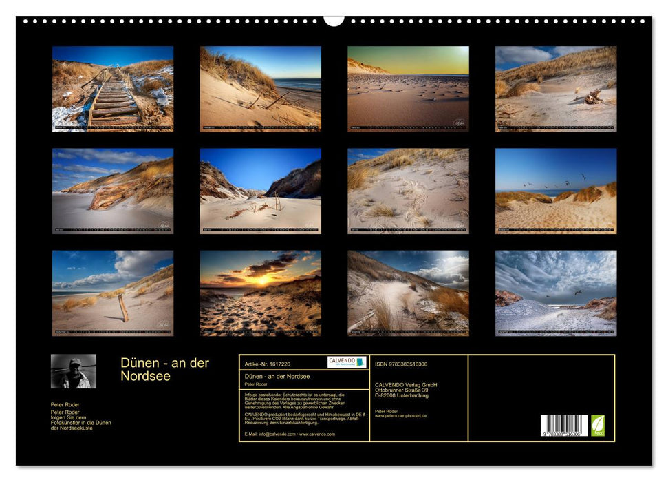 Dünen - an der Nordsee (CALVENDO Wandkalender 2024)