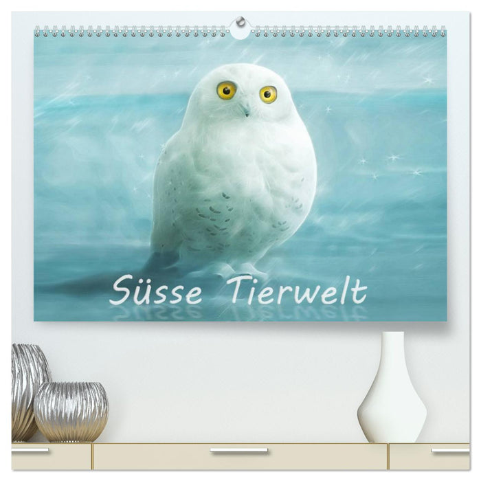 Süsse Tierwelt / CH-Version / Geburtstagskalender (CALVENDO Premium Wandkalender 2024)