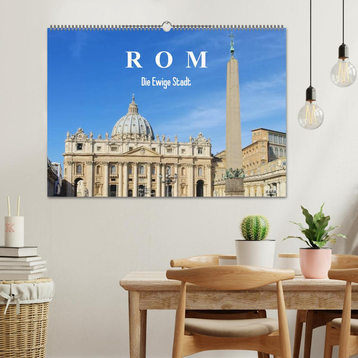 Rome - La Ville Éternelle (Calendrier mural CALVENDO 2024) 