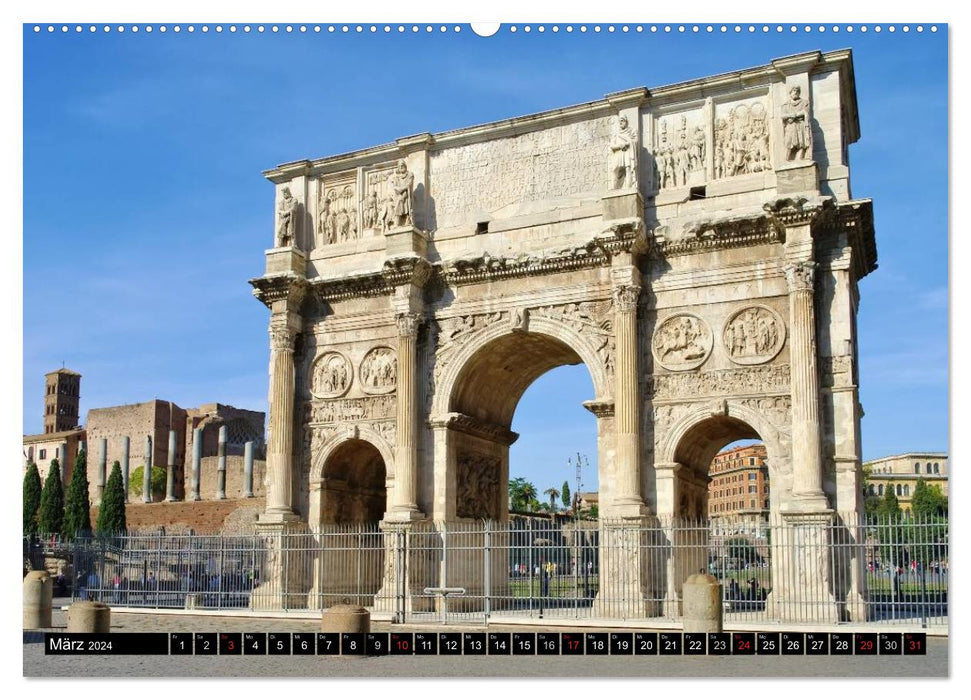 Rom - Die Ewige Stadt (CALVENDO Wandkalender 2024)