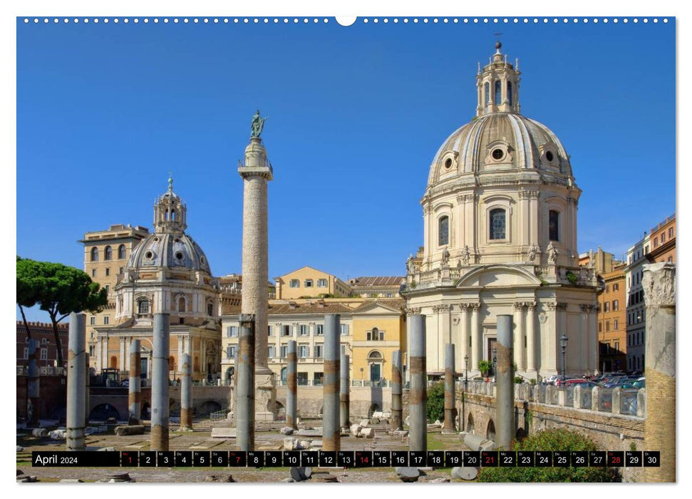 Rome - La Ville Éternelle (Calendrier mural CALVENDO 2024) 