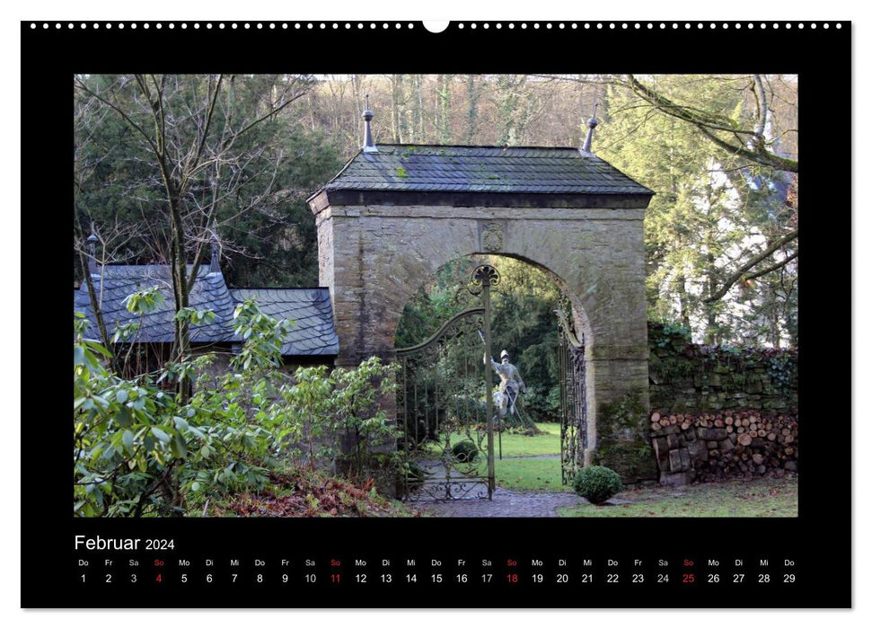 Impressions from the Solingen Blade Path (CALVENDO wall calendar 2024) 