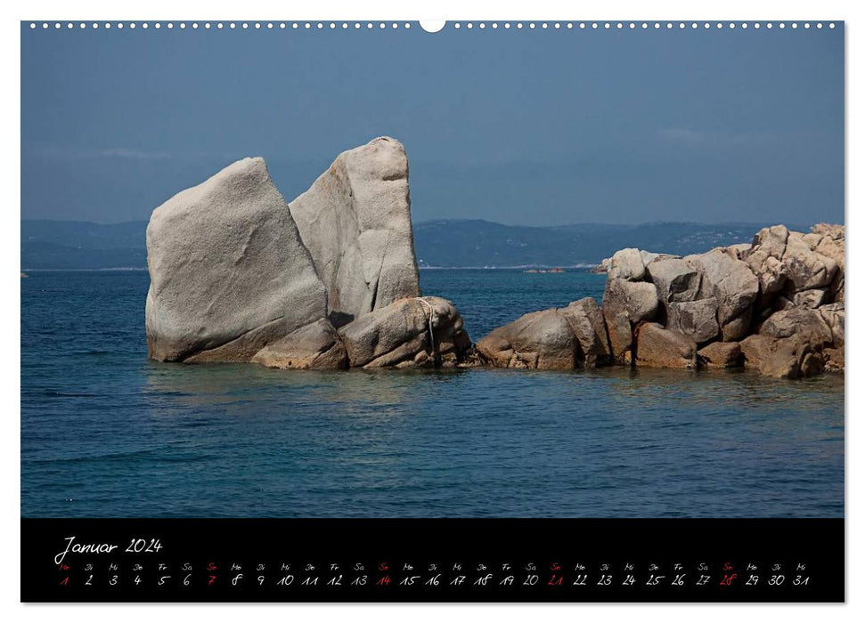 Le nord de la Sardaigne (Calendrier mural CALVENDO 2024) 