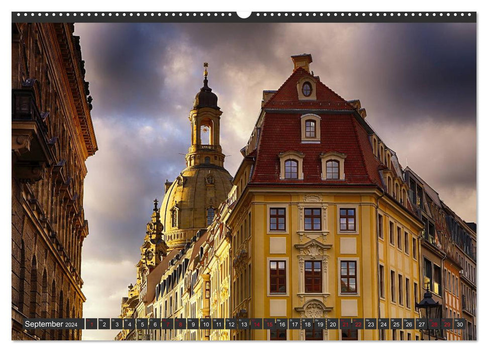 Dresden - The Frauenkirche (CALVENDO wall calendar 2024) 