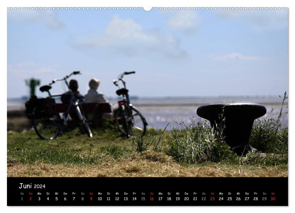 East Frisia - Country on the Coast (CALVENDO Premium Wall Calendar 2024) 
