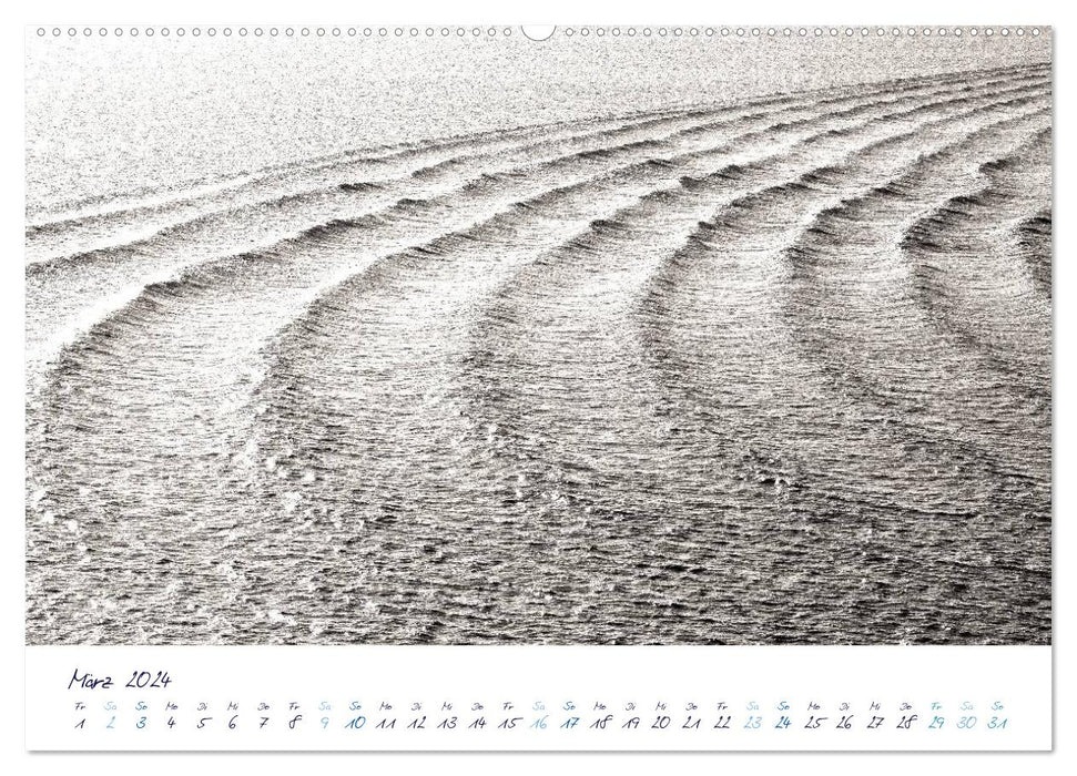 Meeresbilder - Nordsee-Impressionen (CALVENDO Wandkalender 2024)