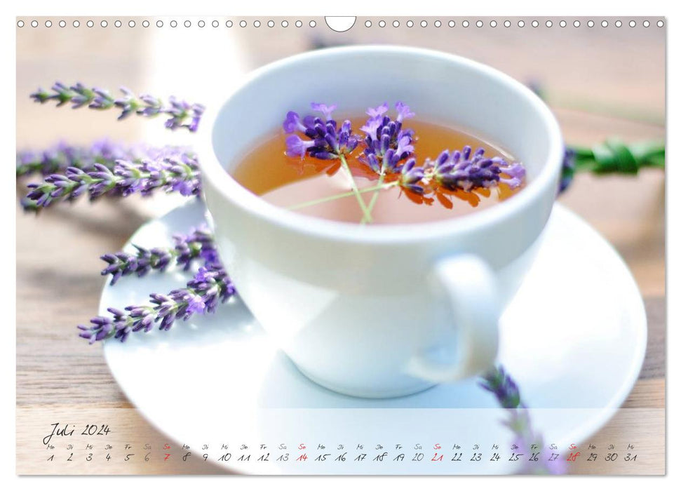 Stay healthy throughout the year with fresh herbs (CALVENDO wall calendar 2024) 