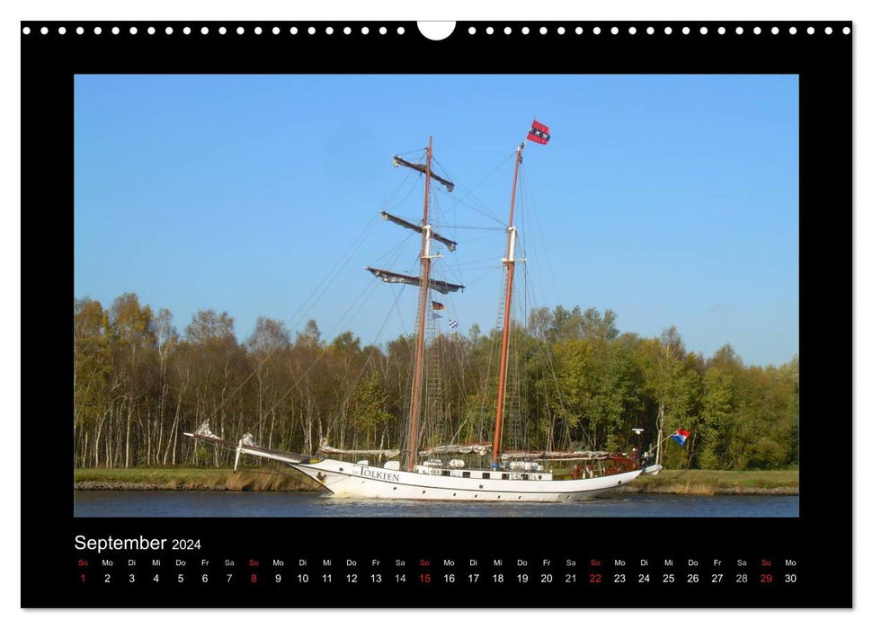 Segelschiffe (CALVENDO Wandkalender 2024)