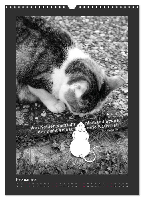 Cat &amp; Mouse (CALVENDO wall calendar 2024) 