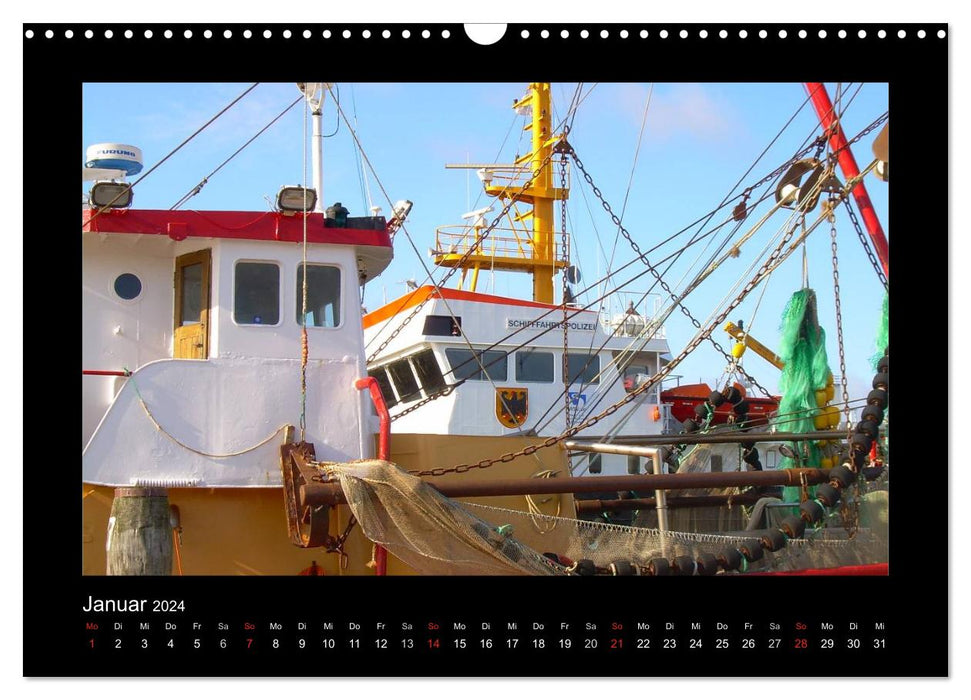 Fishing vessels (CALVENDO wall calendar 2024) 